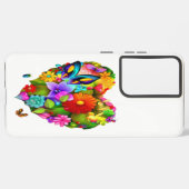 魅惑されたハート:フローラと昆虫のモザイク SAMSUNG GALAXYケース (左側面)