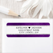 魅惑されたフローラ結婚の文房具差出人住所 ラベル (インサイチュ)