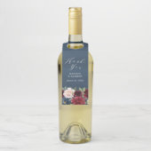 魅惑されたフローラ |パーソナライズされた結婚s ボトルネックタグ (ボトル)