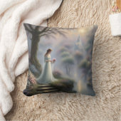 魅惑された城庭プリンセス クッション (ブランケット)