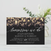 魅惑された夕べ |リハーサルディナー招待状 招待状 (スタンド正面)