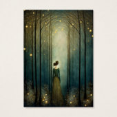 魅惑された森のイヤリングディスプレイカード (裏面)