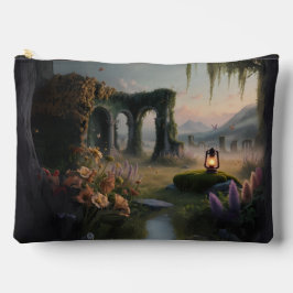 魅惑された森のジッパーパウチ アクセサリーポーチ