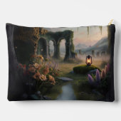 魅惑された森のジッパーパウチ アクセサリーポーチ (裏面)