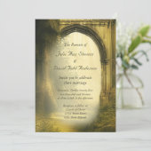 魅惑された森の結婚アーチ 招待状 (スタンド正面)