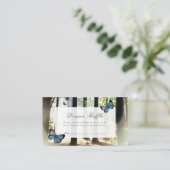 魅惑された森の赤ちゃんシャワーおむつラッフルチケット エンクロージャーカード (スタンド正面)