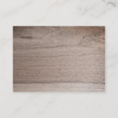 魅惑された森の赤ちゃんシャワーベビー エンクロージャーカード (裏面)