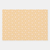 魅惑された森の魔法のクリスマスツリーデザイン ラッピングペーパーシート (正面3)