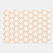 魅惑された森の魔法のクリスマスツリーデザイン ラッピングペーパーシート (正面2)