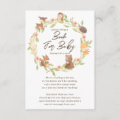 魅惑された森ベビーブックカード エンクロージャーカード (正面)