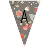 魅惑された森林動物のパーソナライズされた誕生日 バンティングフラッグ (第3の旗)