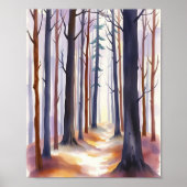 魅惑された森林経路 ポスター (正面)