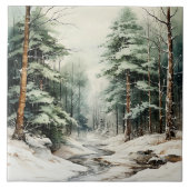 魅惑された森林脱出セラミックタイル タイル (正面)