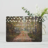 魅惑された森結婚のパスお祝い 招待状 (スタンド正面)