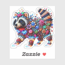 魅惑された白熱［赤熱］光を放つラクーン シール