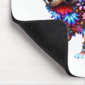 魅惑された白熱［赤熱］光を放つラクーン マウスパッド (コーナー)