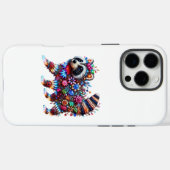 魅惑された白熱［赤熱］光を放つラクーン Case-Mate iPhoneケース (裏面 (横))