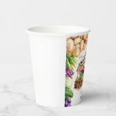 魅惑された野菜農家市場誕生日 紙コップ (右)