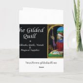 魅惑された!グリーティングカード カード (裏面)