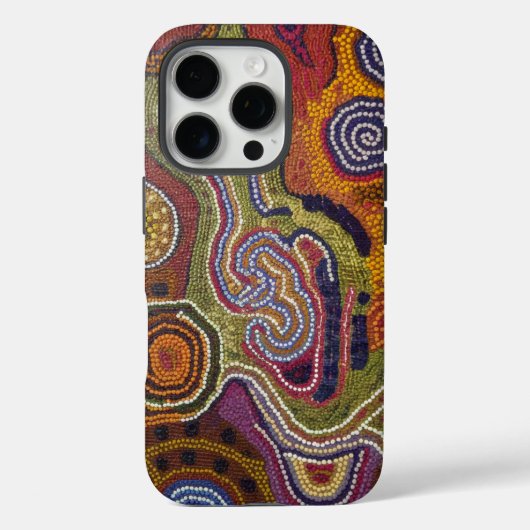 魅惑する先住民芸術プリント Case-Mate iPhoneケース (裏面)