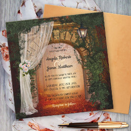 魅惑と魔法の森結婚式招待状 招待状