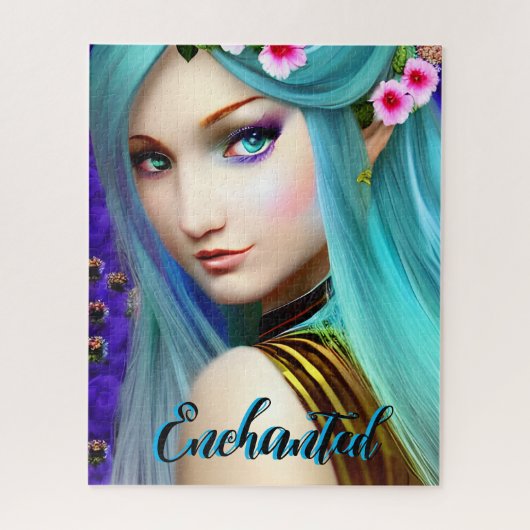 魅惑のおとぎ話のかわいらし少女 ジグソーパズル (縦)