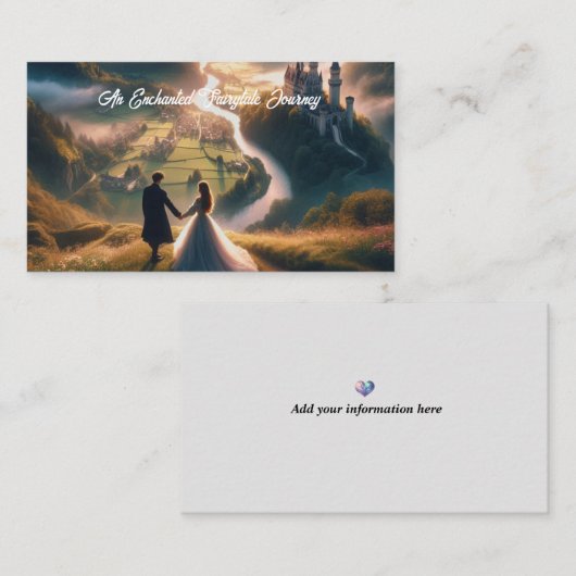 魅惑のおとぎ話ウォークランドスケープのブックマーク 名刺 (正面/裏面)