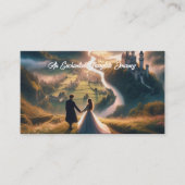 魅惑のおとぎ話ウォークランドスケープのブックマーク 名刺 (正面)