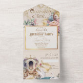 魅惑のおとぎ話テーマ オールインワン招待状 (内側)