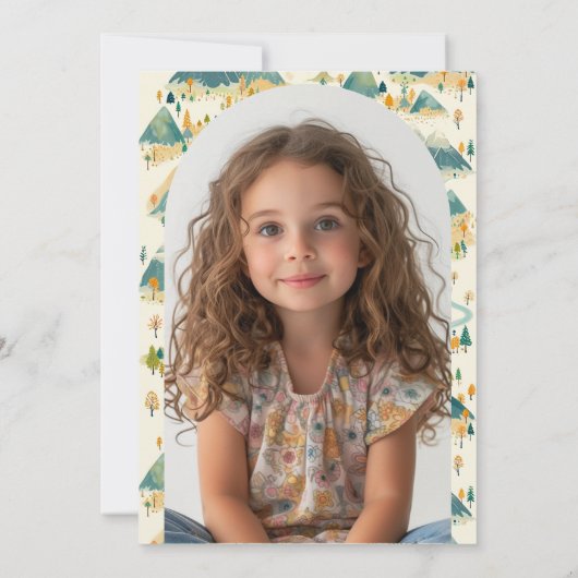 魅惑のおとぎ話4歳の誕生日パーティー 招待状 (裏面)