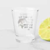 魅惑のおもしろいな低音の引用文のないサイズの採取 ショットグラス (裏面)