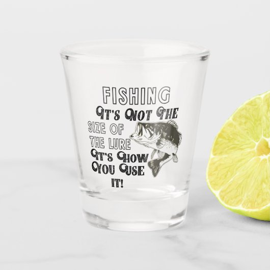 魅惑のおもしろいな低音の引用文のないサイズの採取 ショットグラス (正面)