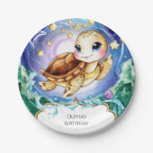 魅惑のかわいいキッズカメ誕生日 ペーパープレート (正面)