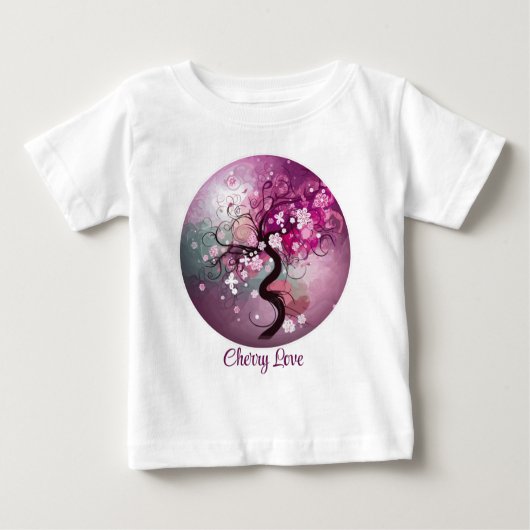 魅惑のさくらんぼダンス ベビーTシャツ (正面)