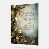 魅惑のつる森の灯結婚灯 アクリルサイン (傾斜)