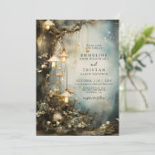 魅惑のつる森の灯結婚灯 招待状 (スタンド正面)