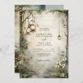 魅惑のつる森の灯結婚灯 招待状 (正面/裏面)