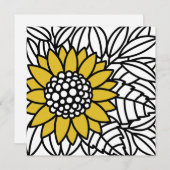 魅惑のひまわり 招待状 (正面/裏面)