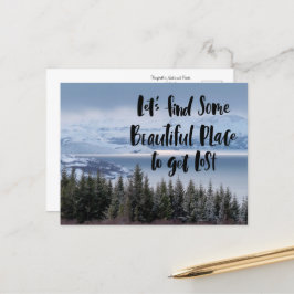 魅惑のアイスランドの美女 ポストカード