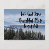 魅惑のアイスランドの美女 ポストカード (正面)