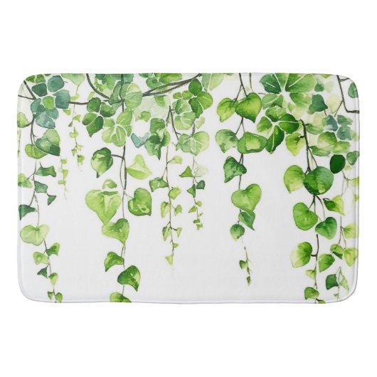 魅惑のアイビーヘイブン：水彩夢 バスマット (正面)