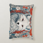 魅惑のアルティックキツネ野生生物 アクセントクッション (裏面(縦))