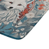 魅惑のアルティックキツネ野生生物 カッティングボード (角)