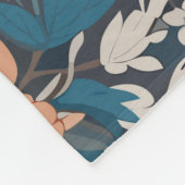 魅惑のアルティックキツネ野生生物 フリースブランケット (角)