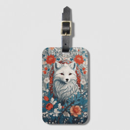 魅惑のアルティックキツネ野生生物 ラゲッジタグ