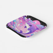 魅惑のイルカの赤ちゃんシャワー ペーパープレート (傾斜あり)