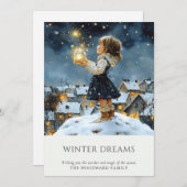 魅惑のウィンタークリスマス シーズンカード (正面/裏面)