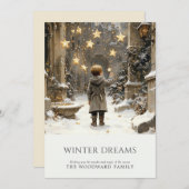 魅惑のウィンターホリデー シーズンカード (正面/裏面)