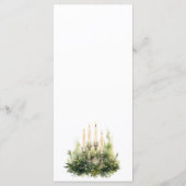 魅惑のウォーター色の森ボヘミアン結婚ズ メニュー (裏面)