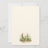 魅惑のウォーター色の森ボヘミアン結婚ズ 招待状 (裏面)